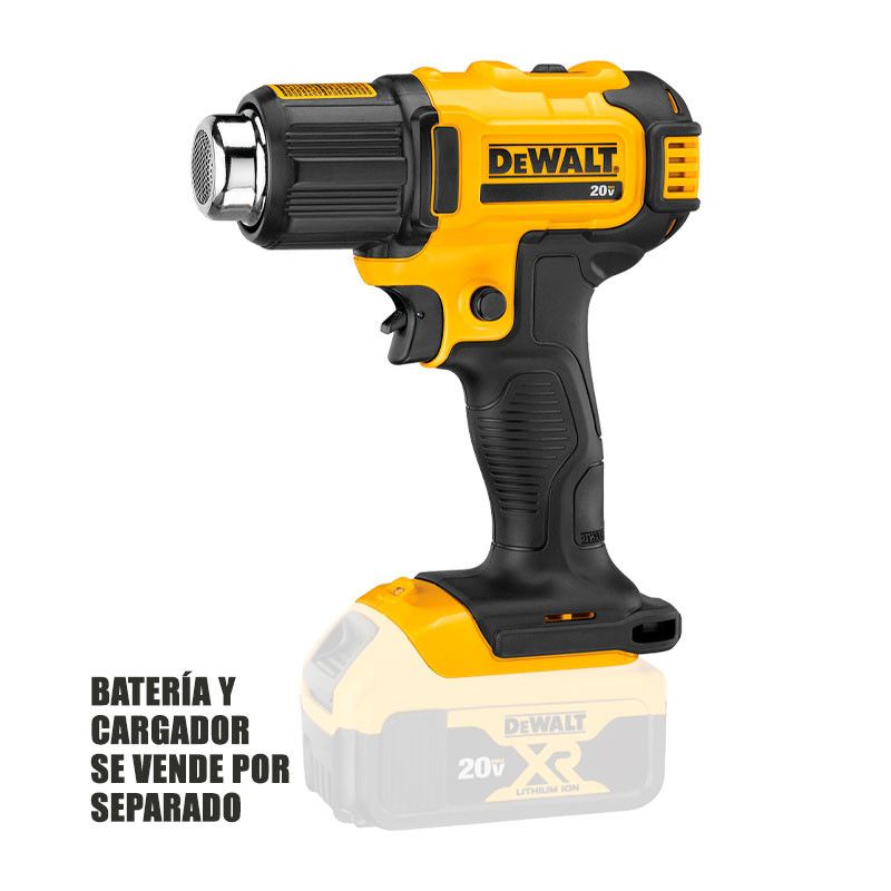 [DCE530B] -Pistola De Calor Inalambrica 20v, Temperatura 530/288 Grados, Sin Bateria Ni Cargador, (Bare Tool). Dewalt