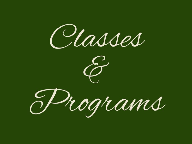 Classes + Programs