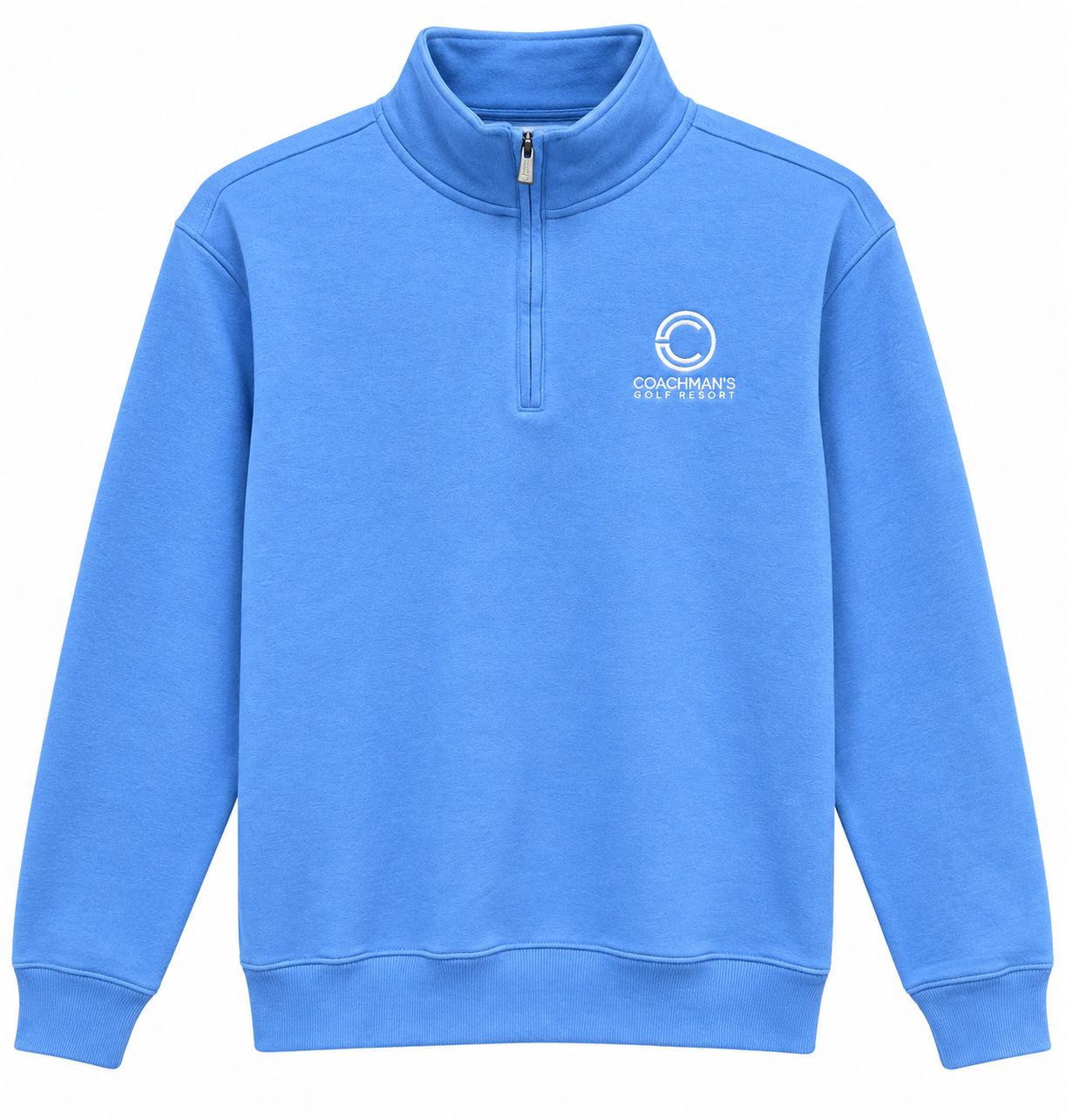 Coachman's Quarter Zip Sweatshirt, Blue
