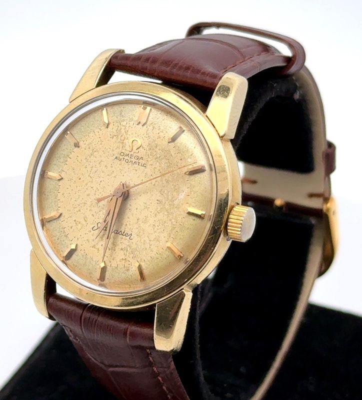 1956 Omega Seamaster 2846/2848 8C 14k Gold Cap Cal. 500 Automatic Men’s Watch