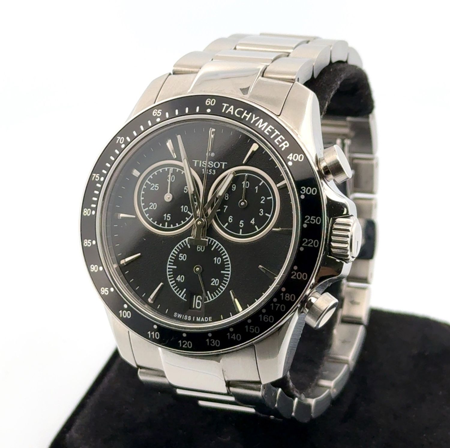 Tissot V8 Chronograph Swiss Made Quartz Wristwatch T106.417.11.051.00 w/ Box