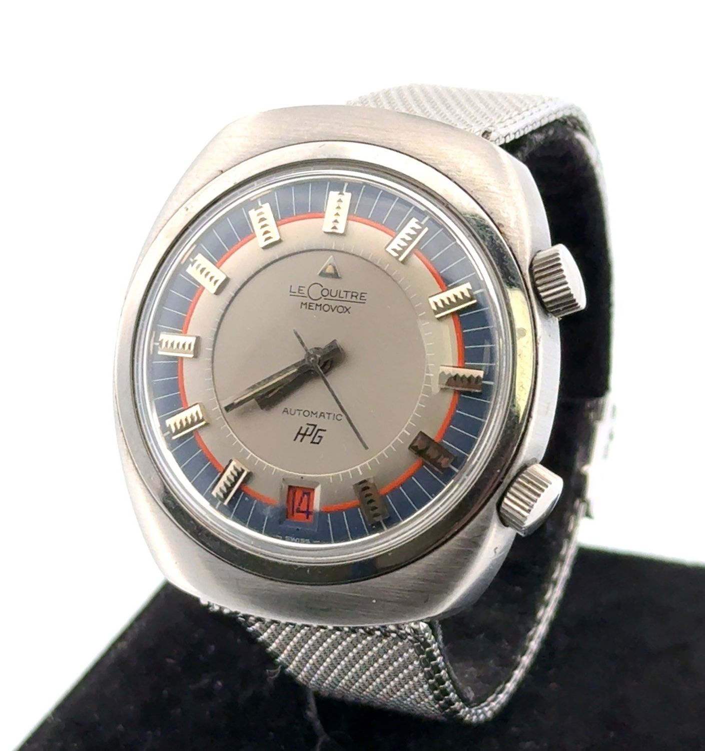 LeCoultre Memovox Ref. 9508 Cal. 916 Automatic Stainless Steel Wristwatch