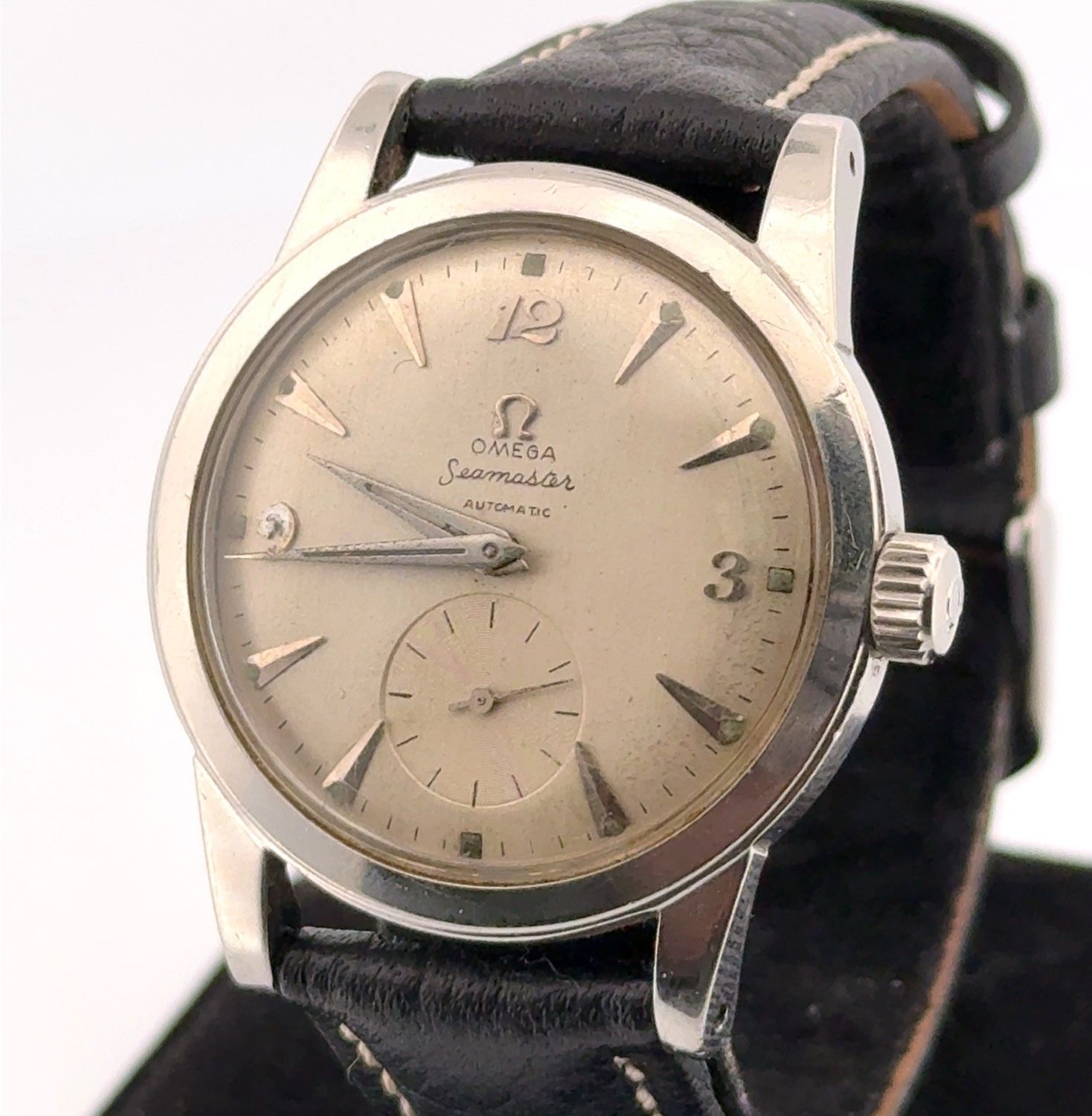Vintage 34mm Omega 2576-8 Bumper Automatic Cal. 342 Swiss Made Wristwatch
