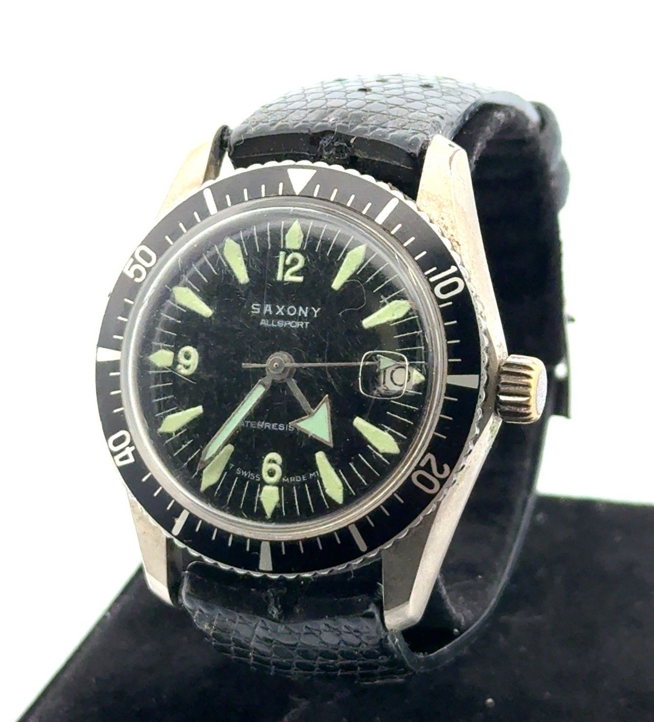 36mm Saxony Allsport Diver Mechanical Wristwatch