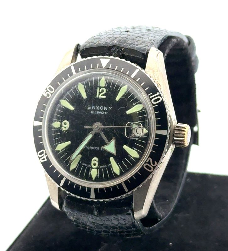 36mm Saxony Allsport Diver Mechanical Wristwatch