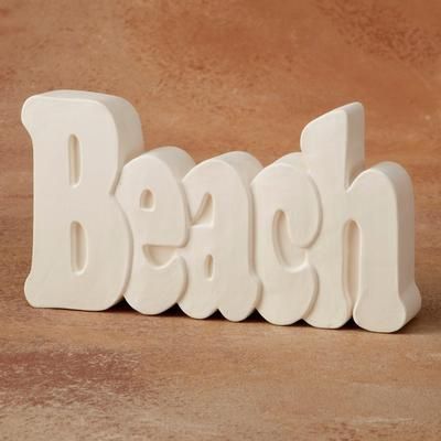 BEACH WORD PLAQUE