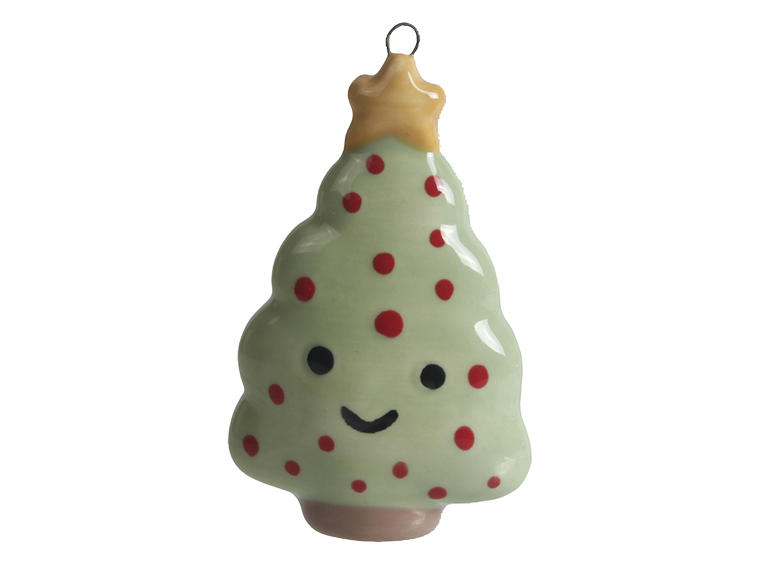 CUTE Puffy tree ornament