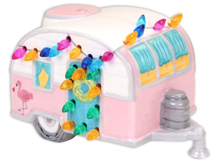 Lighted Christmas Camper