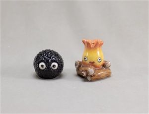 Fire and Soot Salt and Pepper shakers