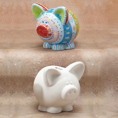 THIS LI'L PIGGY BANK W/STOPPER