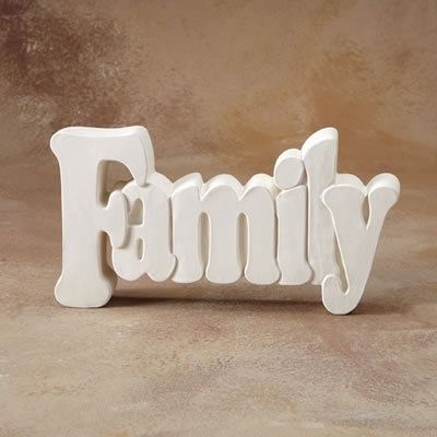 FAMILY WORD PLAQUE