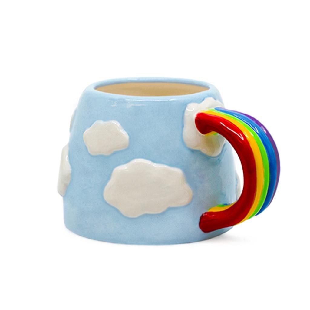 RAINBOW MUG WITH CLOUDS