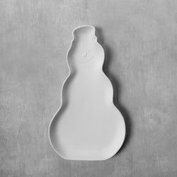 Snowman Serving Plate