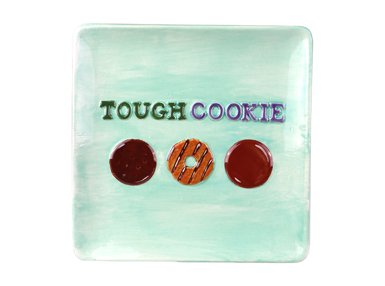 Girl Scout Themed Bisque, Shape: Cookie Plate