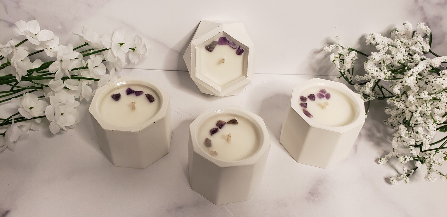 SoulCare Set of 3 Hexagone Soy Candle