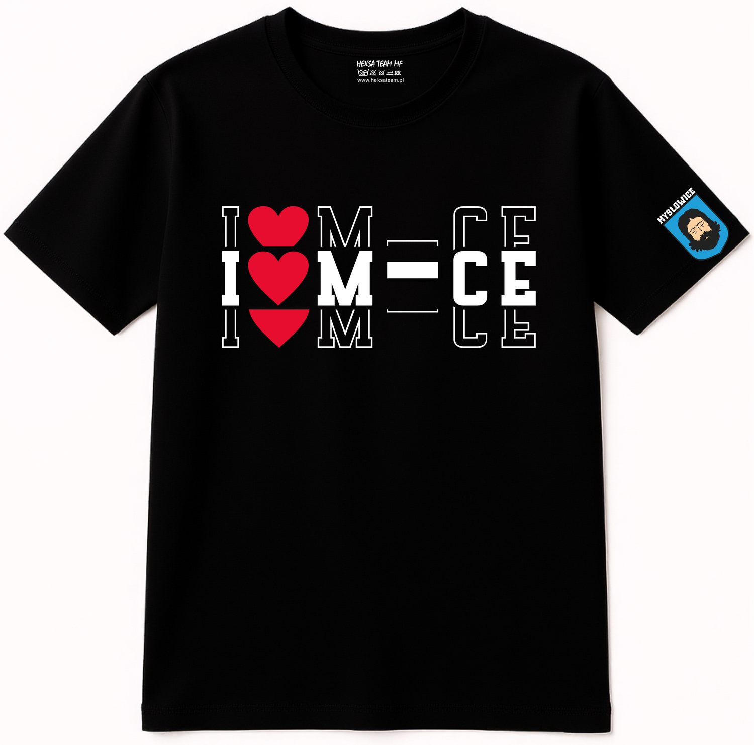Koszulka ​I ❤️ M-CE