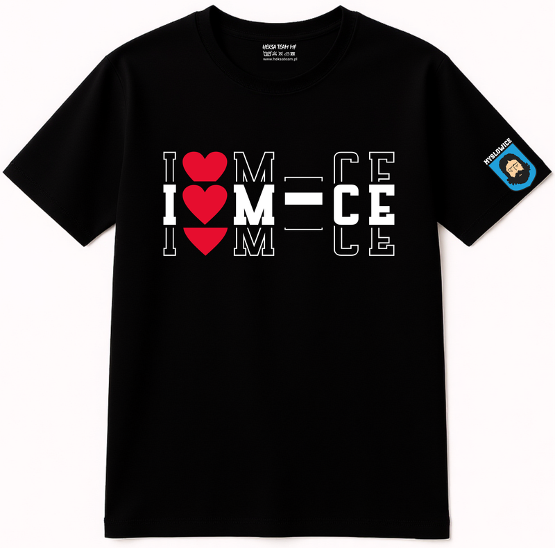 Koszulka ​I ❤️ M-CE