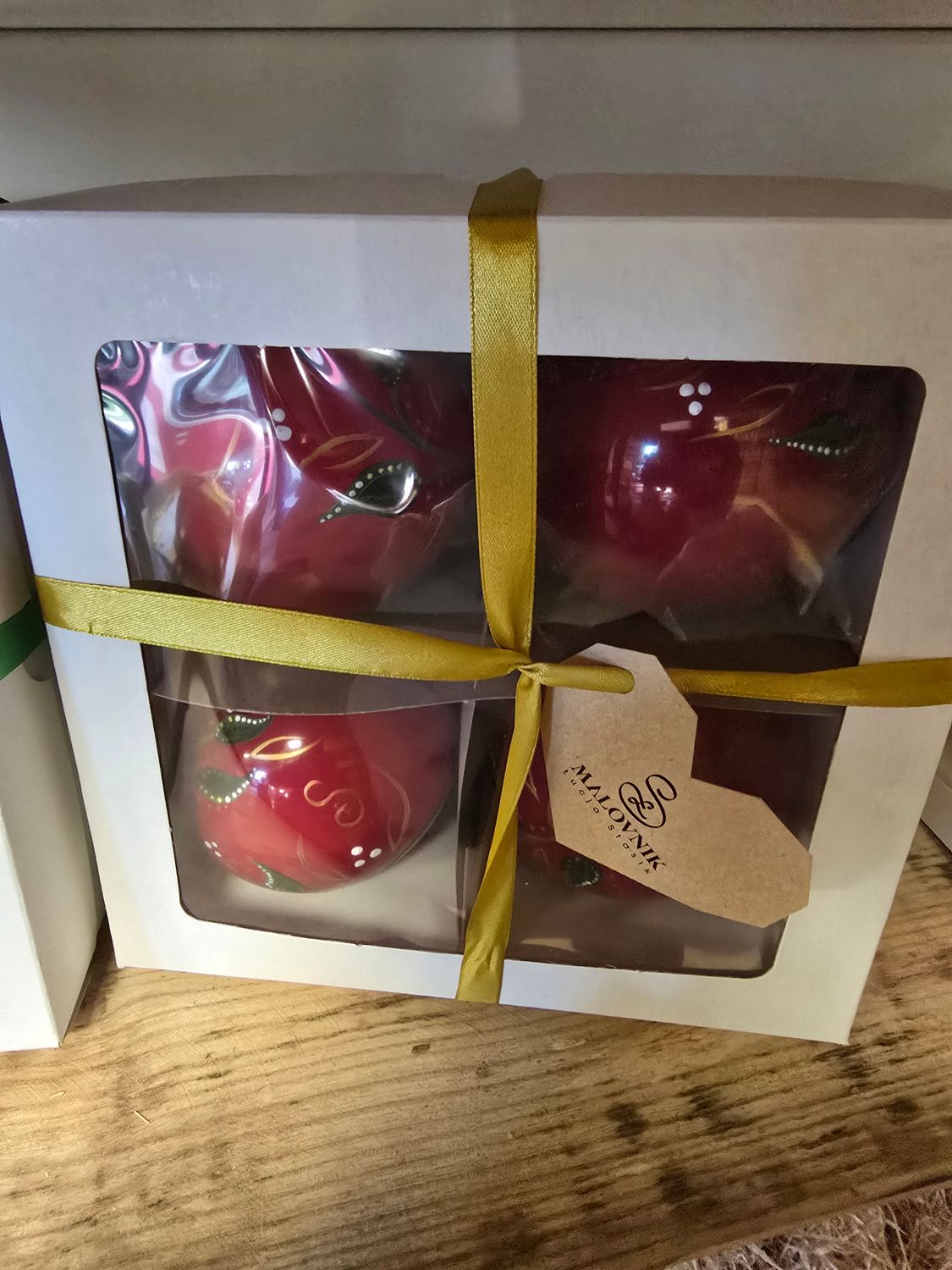 BOMBKI ŚWIĄTECZNE 4SZTUKI