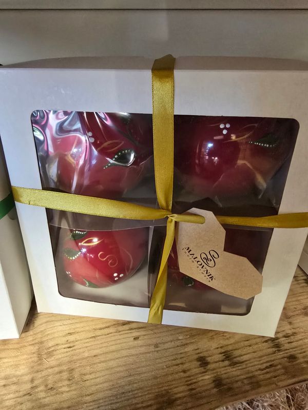 BOMBKI ŚWIĄTECZNE 4SZTUKI