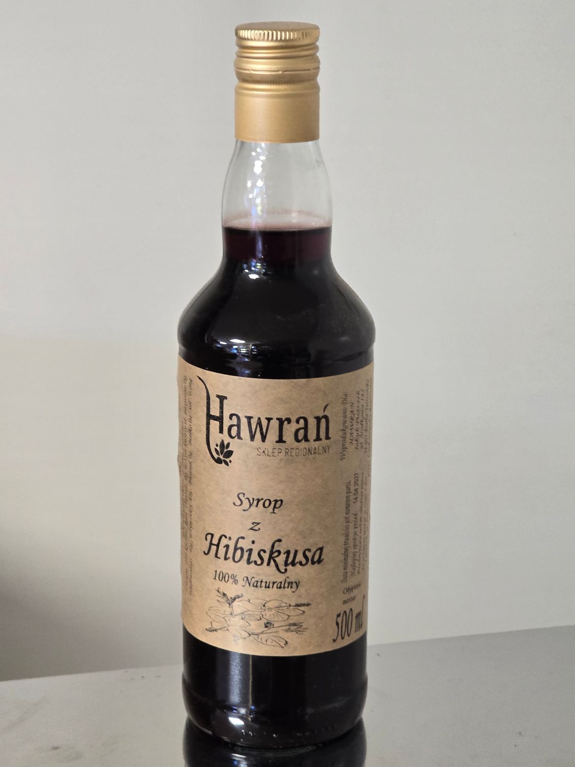 SYROP Z HIBISKUSA 500 ml