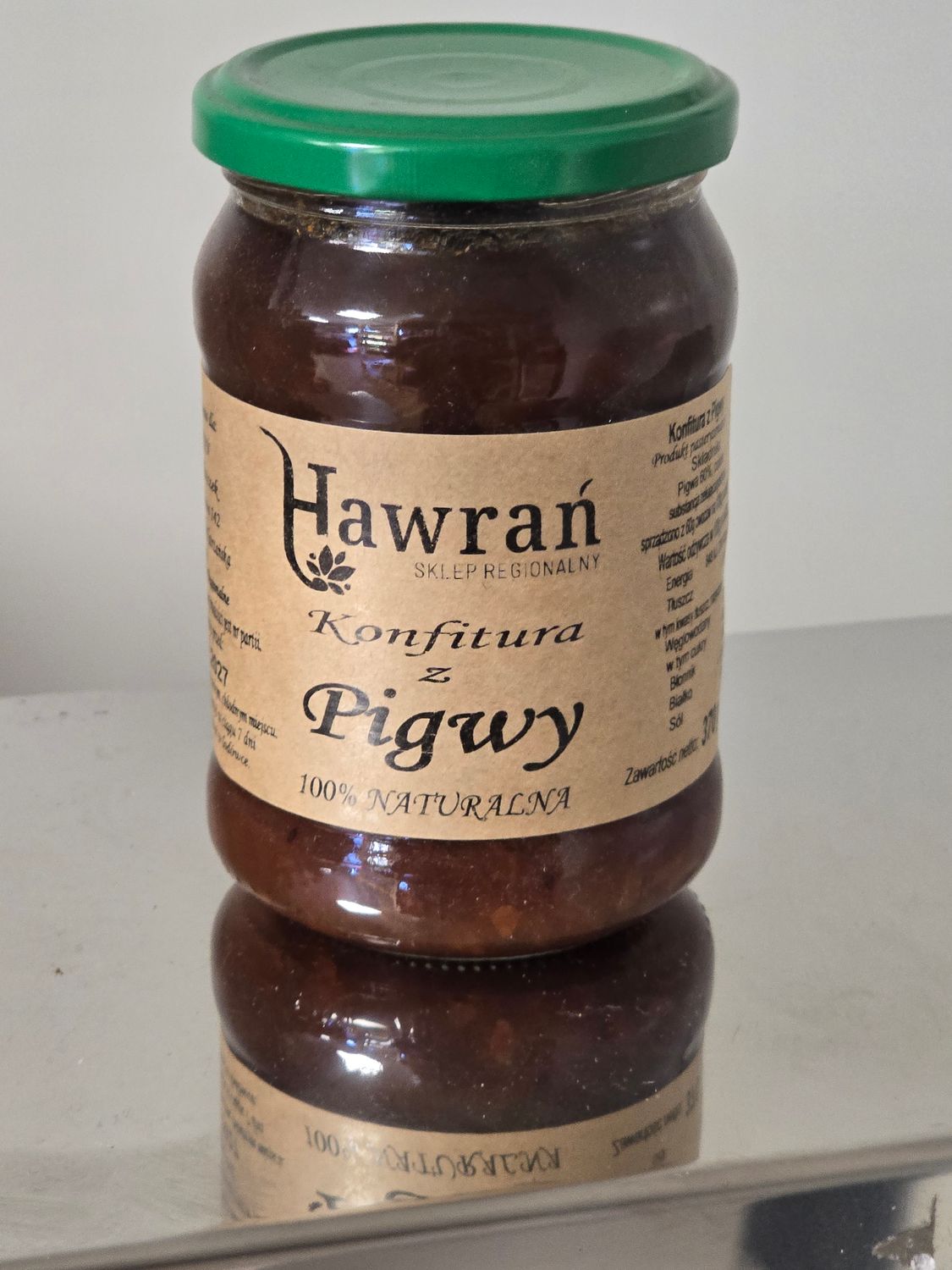 KOMFITURA Z PIGWY  370 g