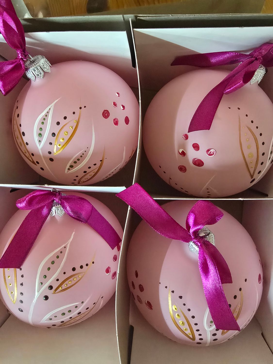 BOMBKI ŚWIĄTECZNE 4SZT