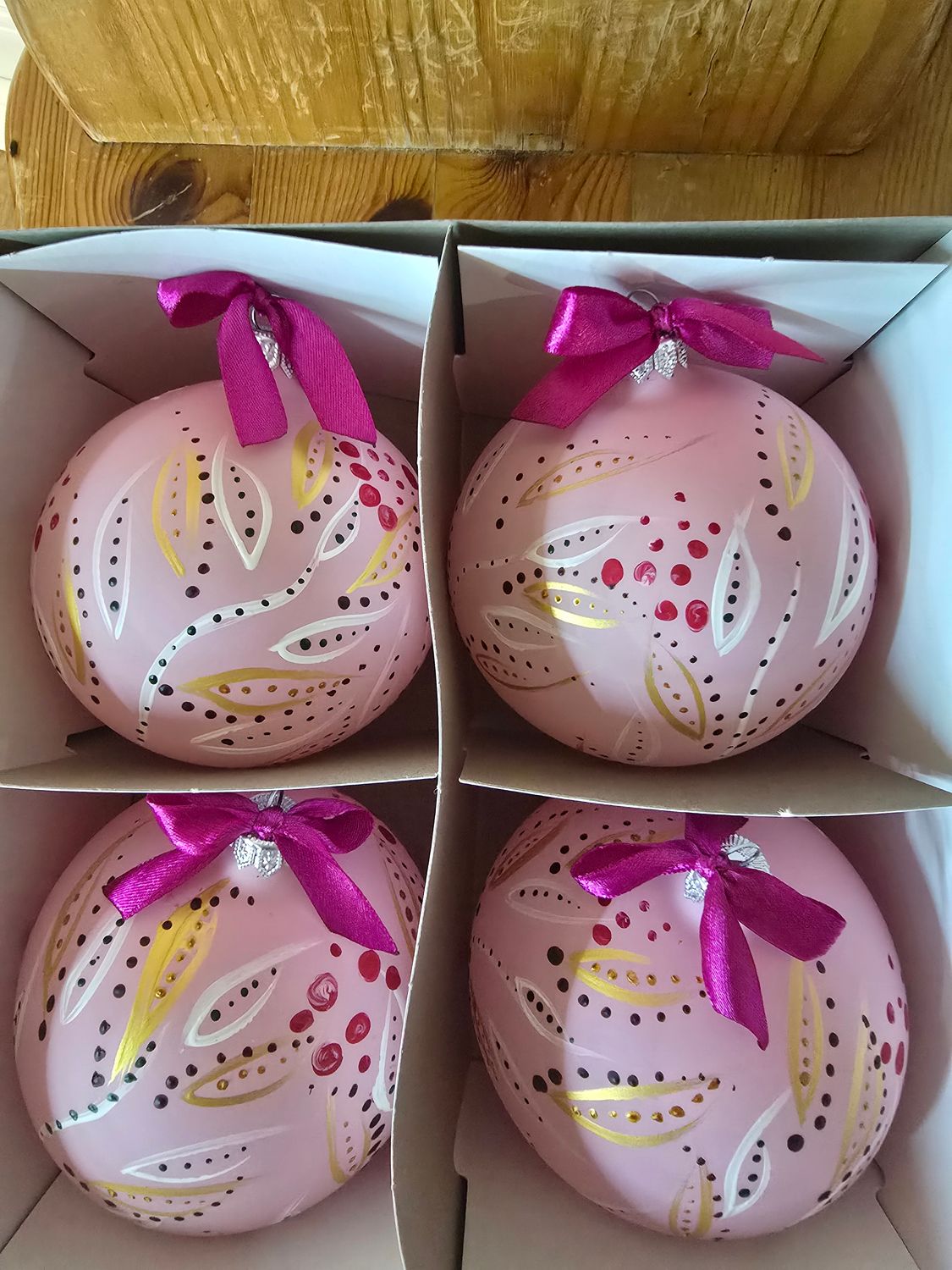 BOMBKI ŚWIĄTECZNE 4SZT