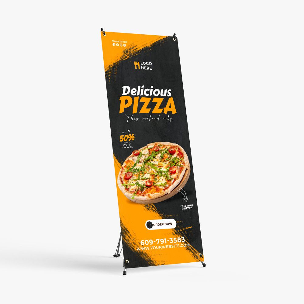X-Stand Banner + Design