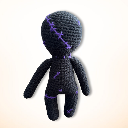 Black & Purple Voodoo Doll