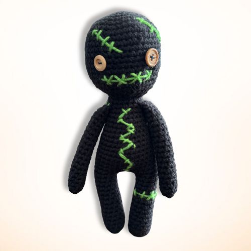 Green & Black Voodoo Doll