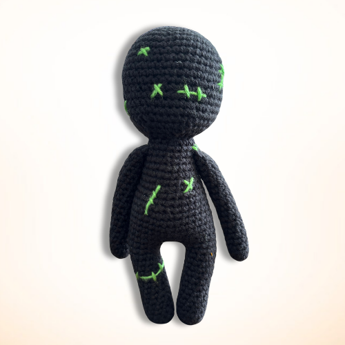 Green & Black Voodoo Doll