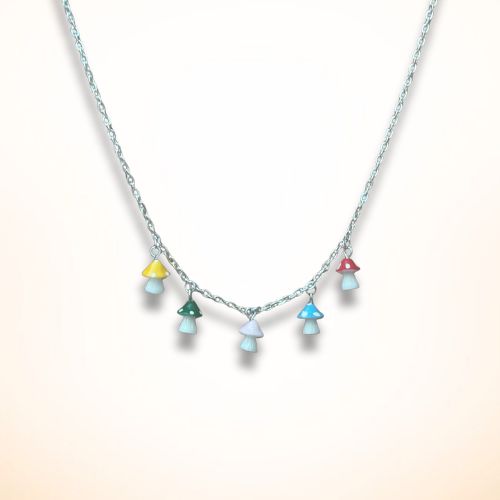 Mushroom Necklace