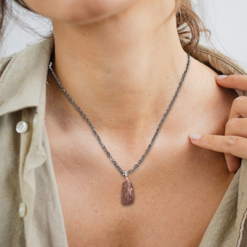 Lilac Stone Necklace