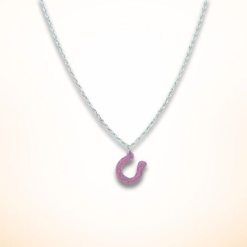 Sparkly Horse Shoe Necklace