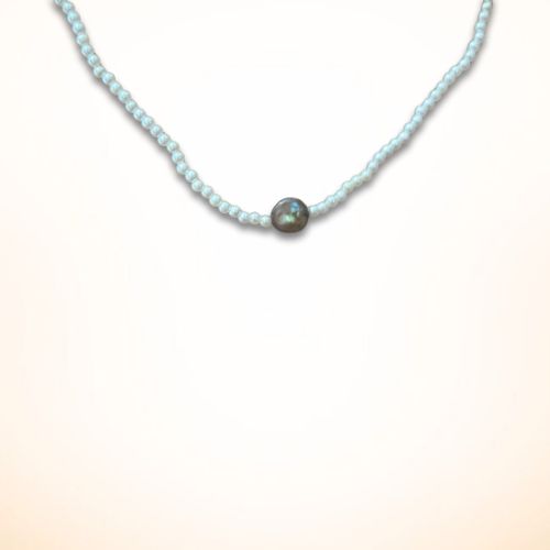 Small Pearl Beaded Choker