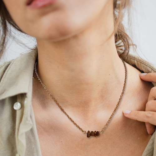 Gemstone Chip Necklace