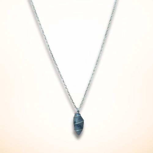 Grey Stone Necklace