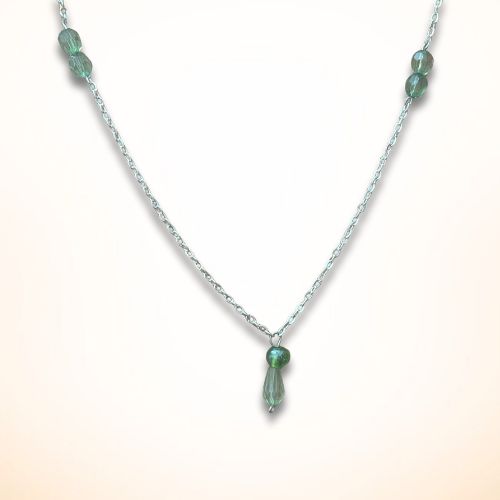 Green Bead Necklace