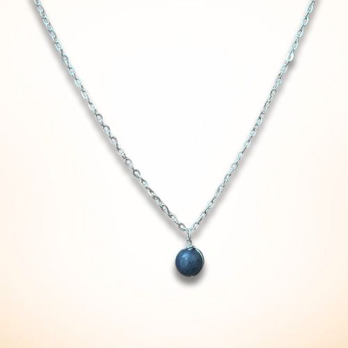 Blue Orb Necklace