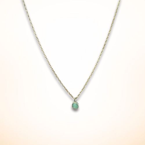 Light Green Orb Necklace