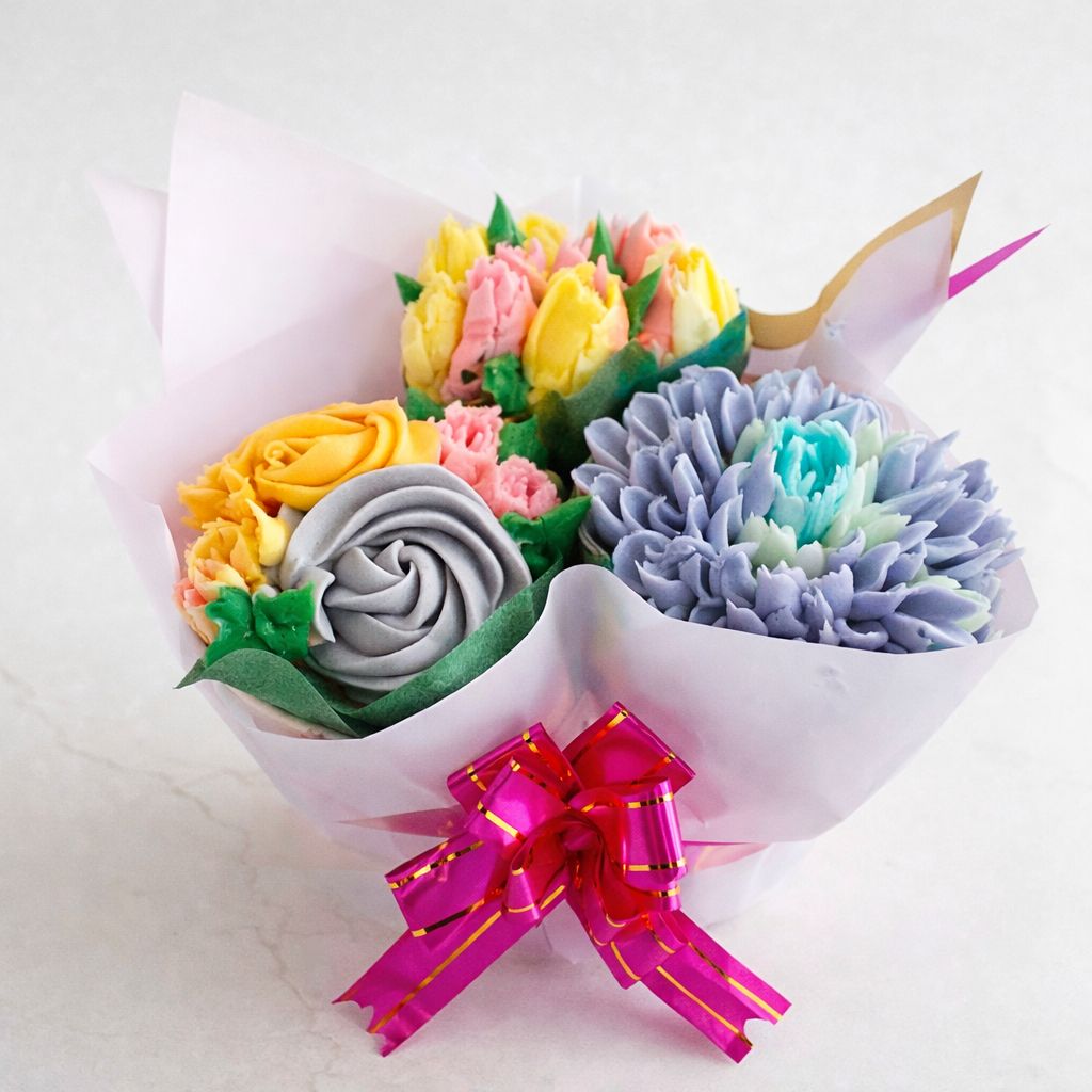 3 Pc Cupcake Bouquet