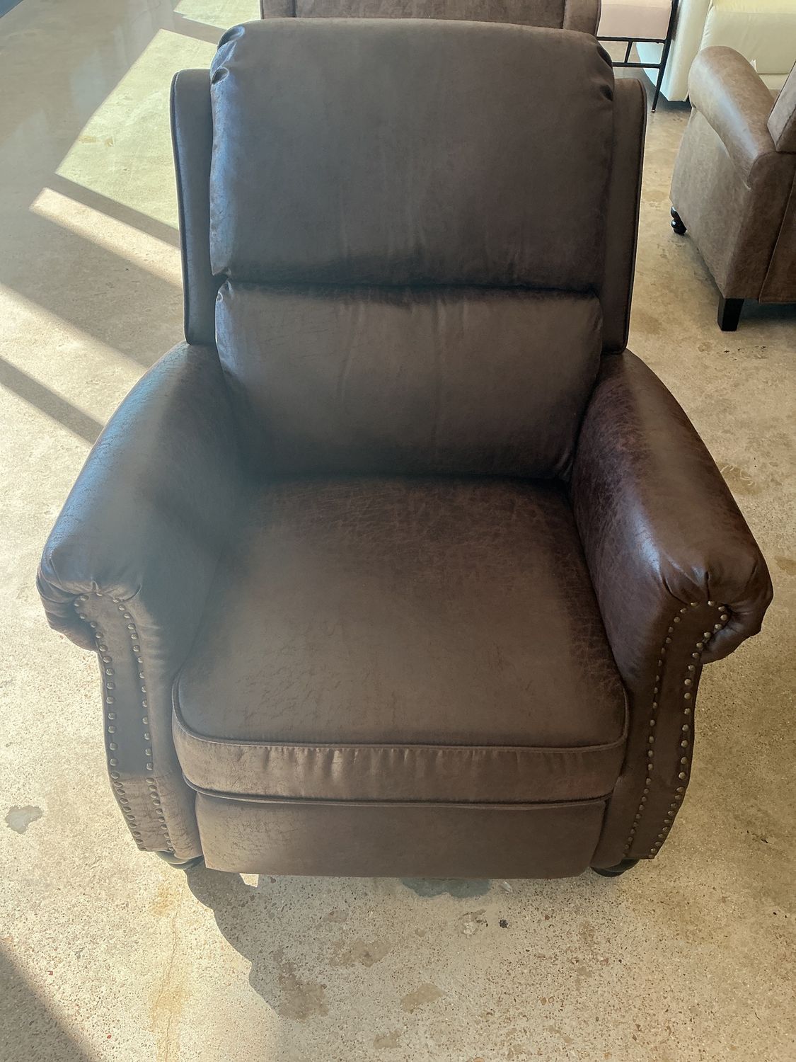 Chocolate Push-back Recliner