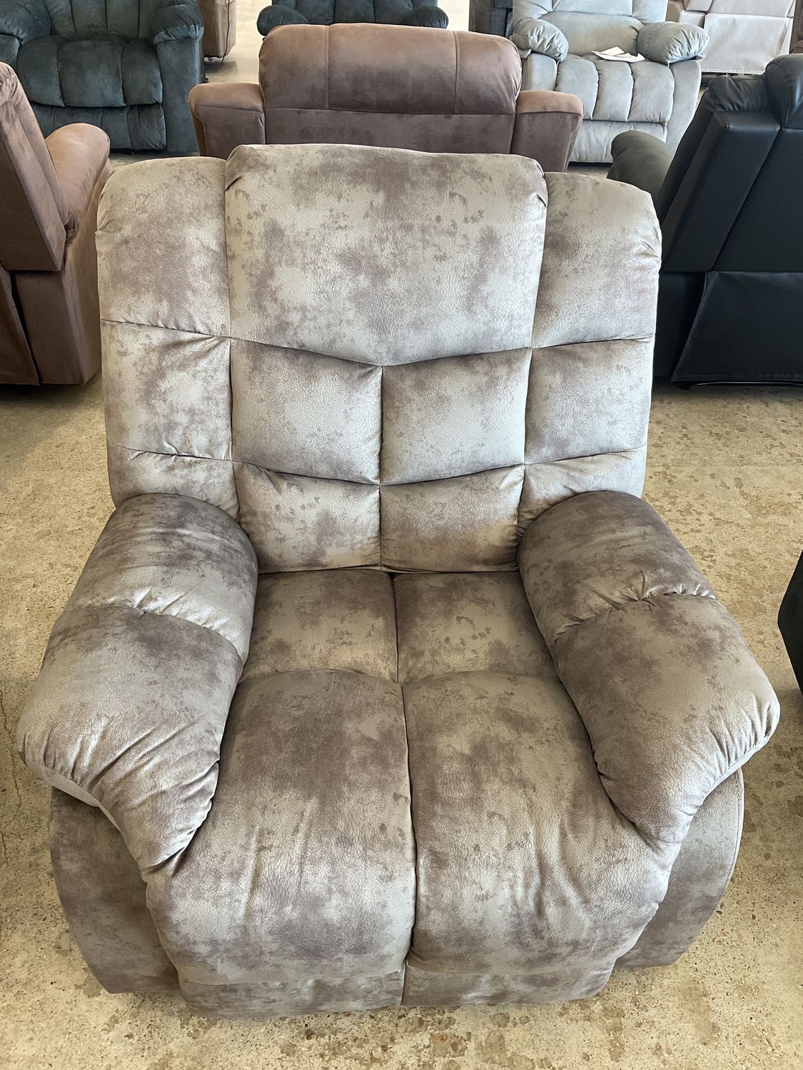 Tan recliner