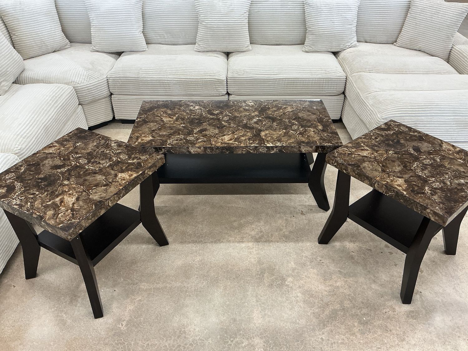 Lungo 3pc Coffee Table Set