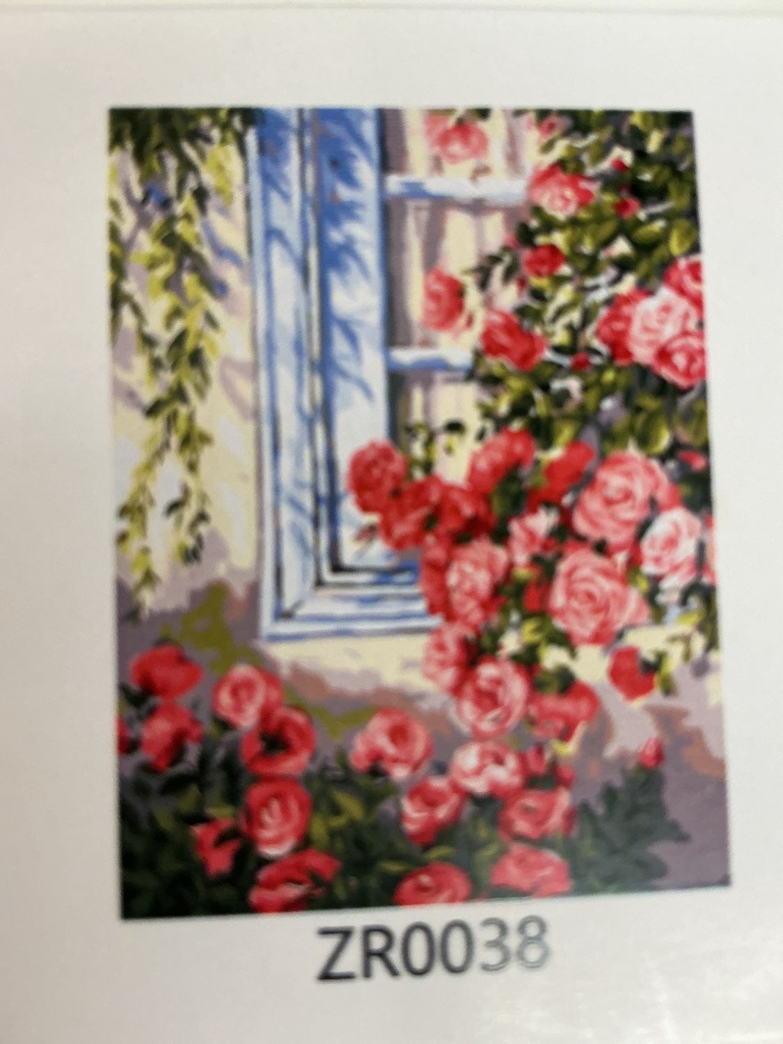 Paint by Number Roses