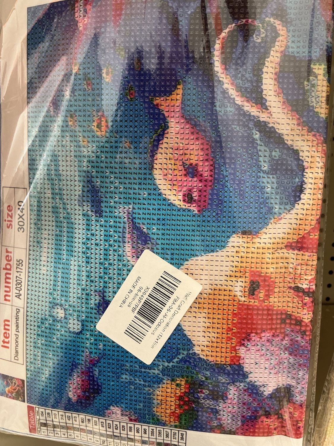 Paint by Numbers Octopus