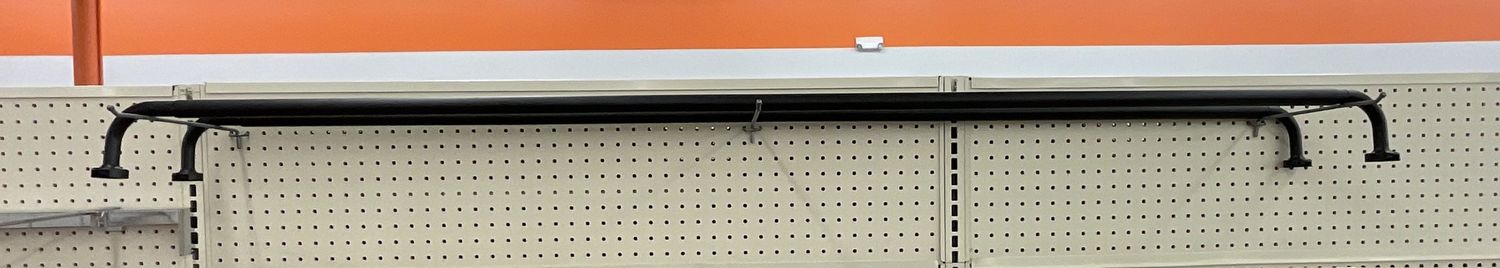 Wrap Around Black Curtain Rod 2Pk. (28-86’)