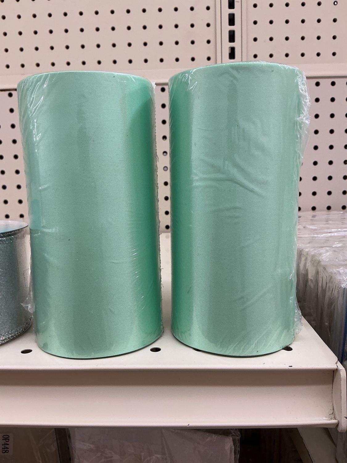 Satin Fabric Ribbon Mint