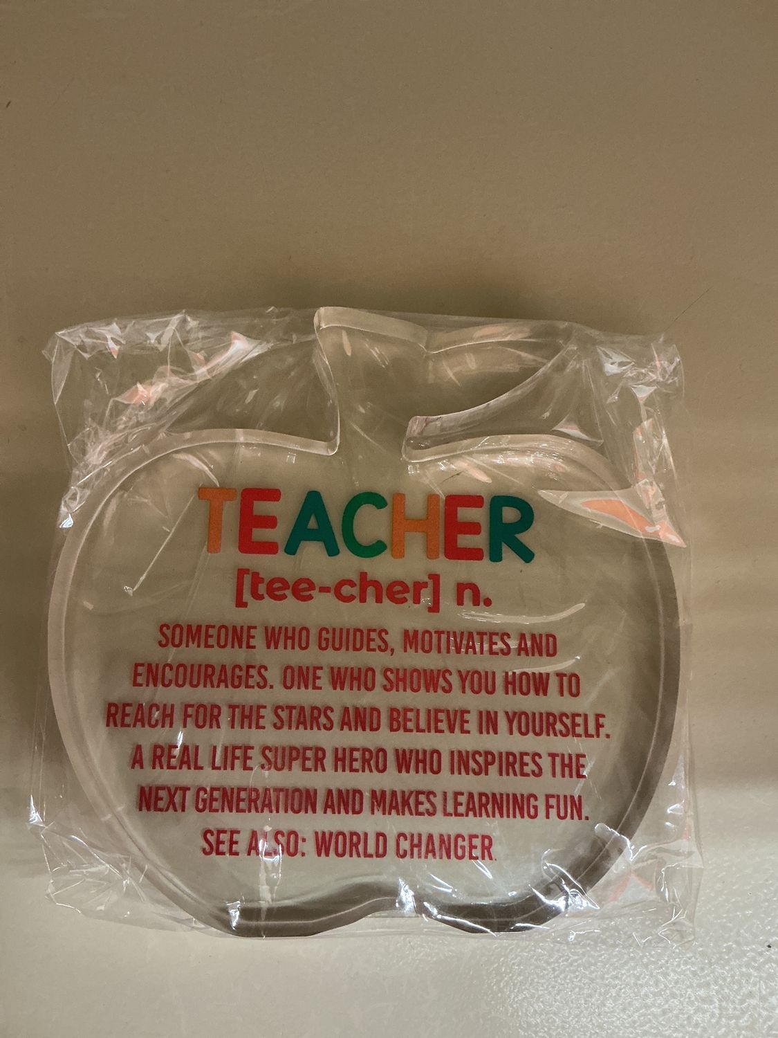 Teacher Acrylic Plaque
