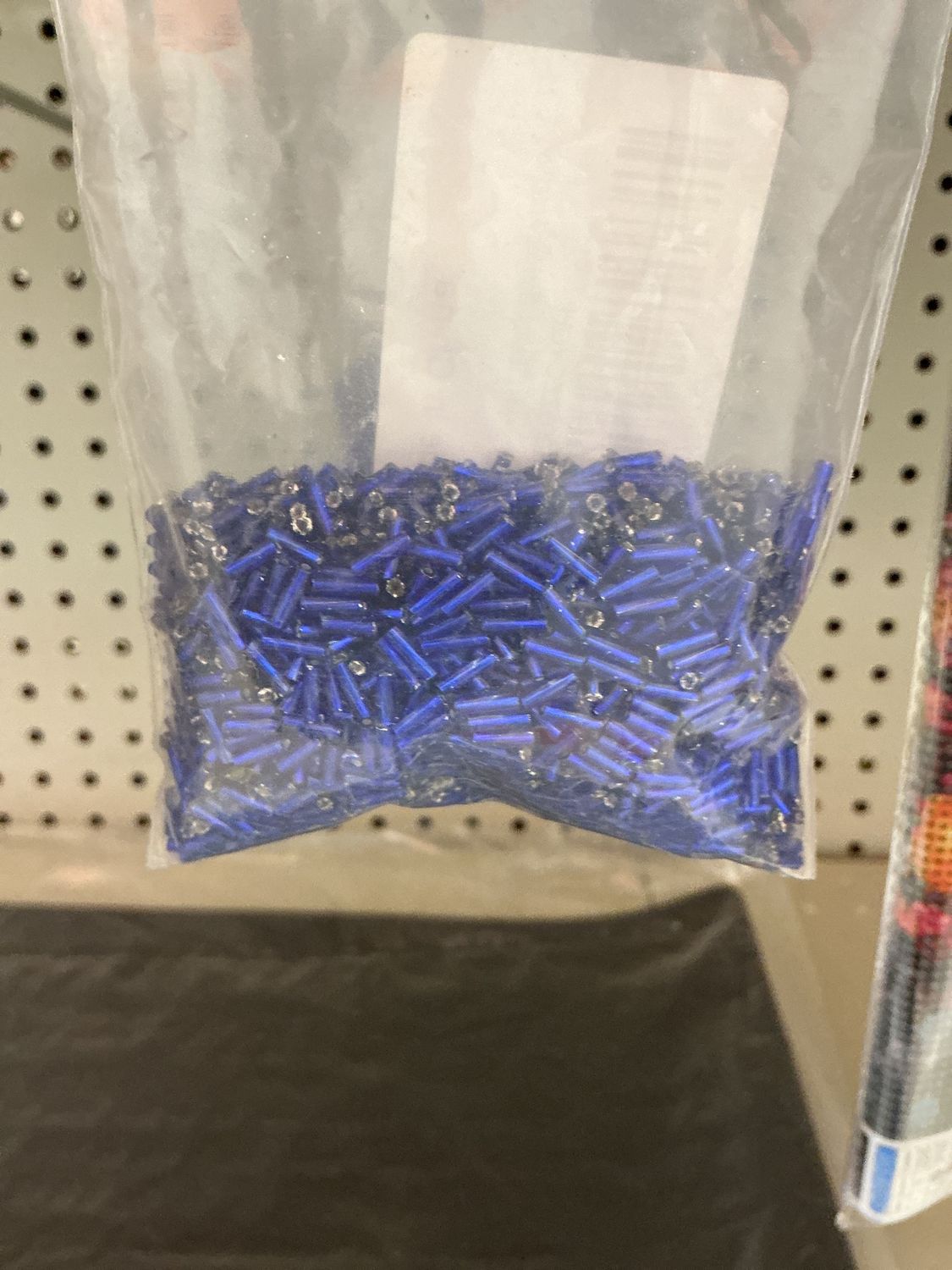 Tube Beads Royal Blue